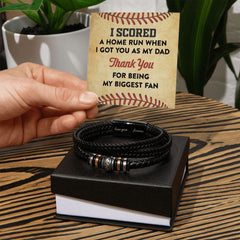 I Scored A Home Run | Dad Bracelet