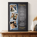 Music Lyrics with Personalized Photos - Premium Canvas