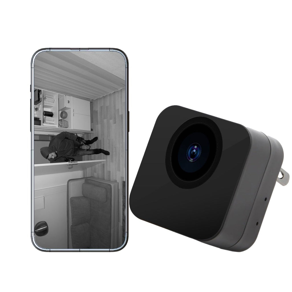 1080P WiFi USB Charger Hidden Camera, Mini Security Camera with Remote Live View and Motion Detection