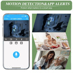 1080P WiFi USB Charger Hidden Camera, Mini Security Camera with Remote Live View and Motion Detection