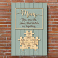 Mom Grandma Puzzle Premium Canvas