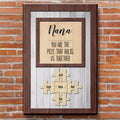 You Are the Piece that Holds Us Together Puzzle Premium Canvas