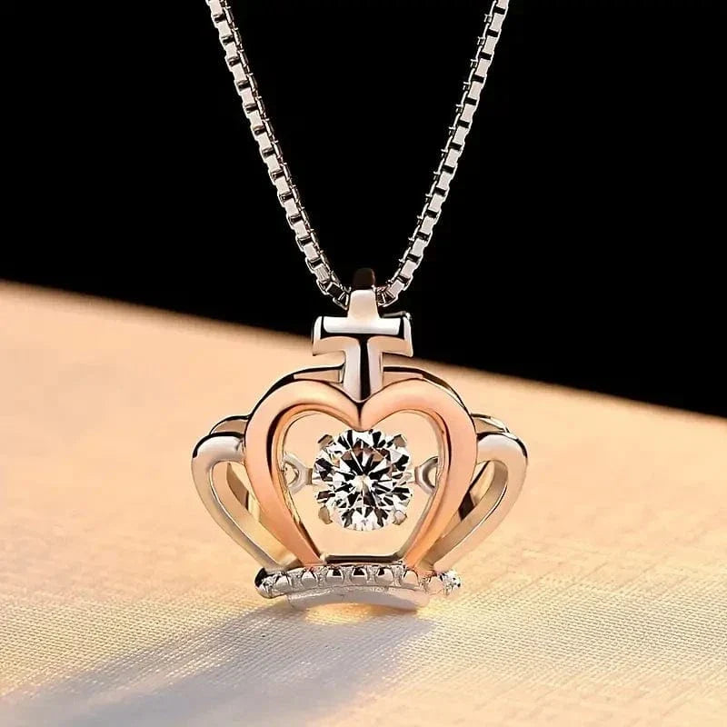 To My Queen Crown Necklace