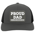 Proud Dad of A Few Dumbass Kids Leather Patch Hat