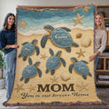 Mom Forever Home Custom Premium Woven Blanket