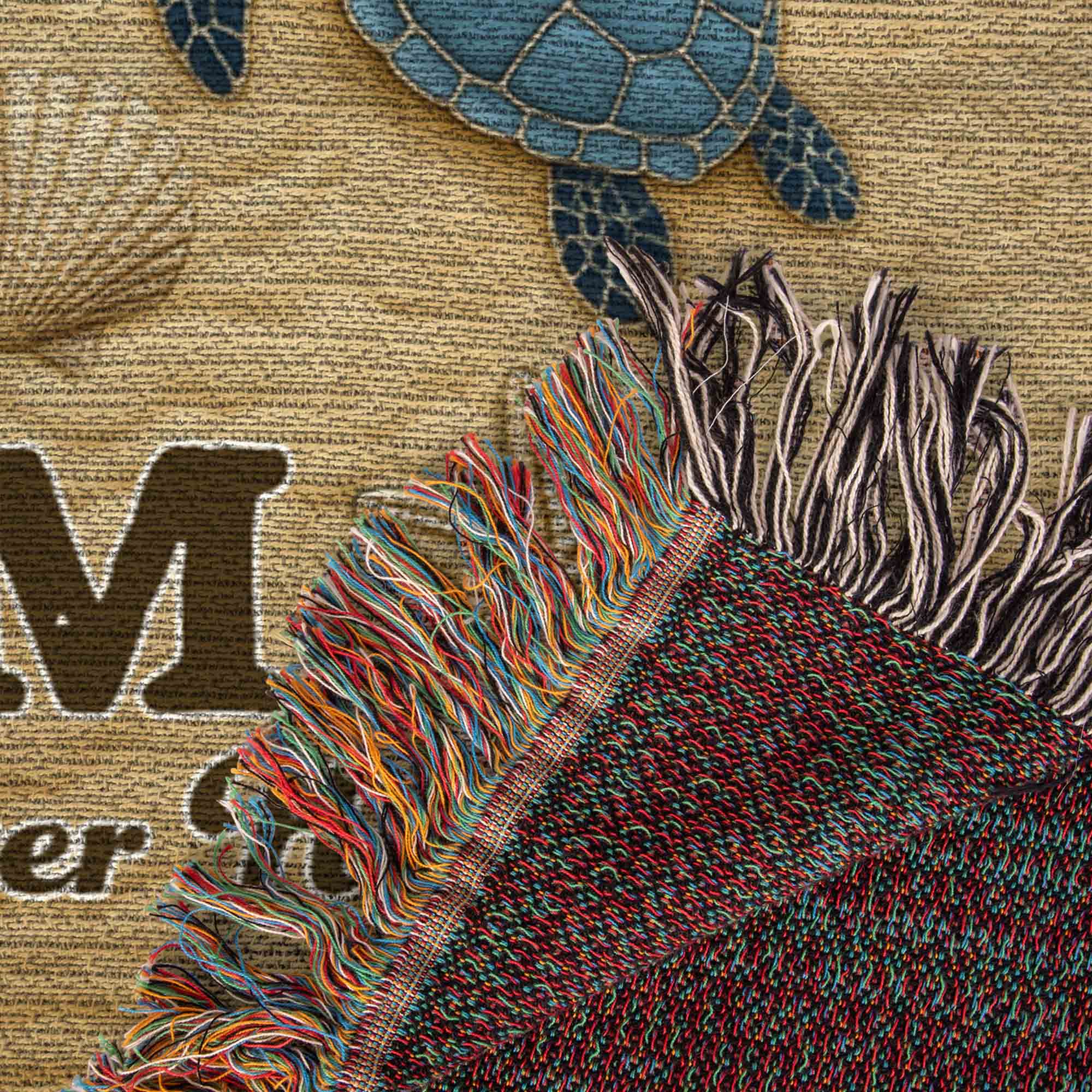 Mom Forever Home Custom Premium Woven Blanket