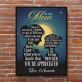 Always Your Little Girl Custom Name Canvas for Mom