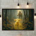 The Lost Sheep Premium Canvas Leaving the 99 for The One