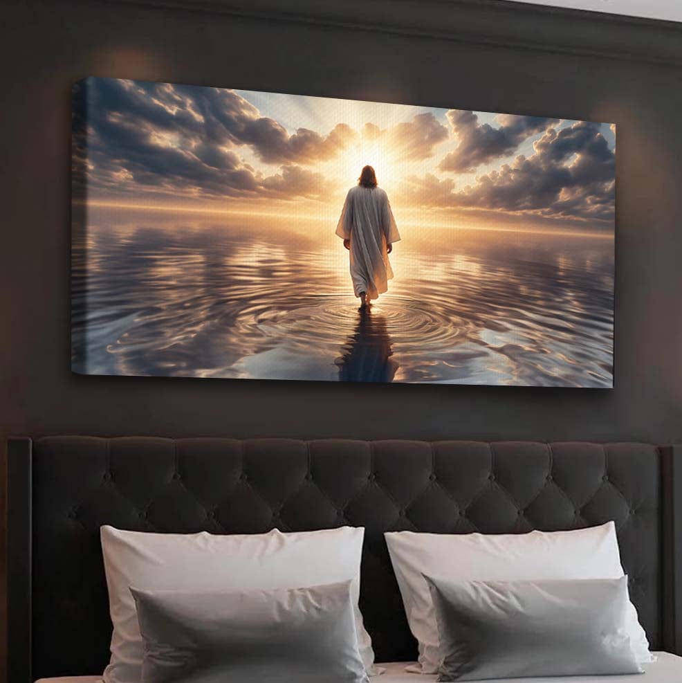 Walking On Water Premium Canvas