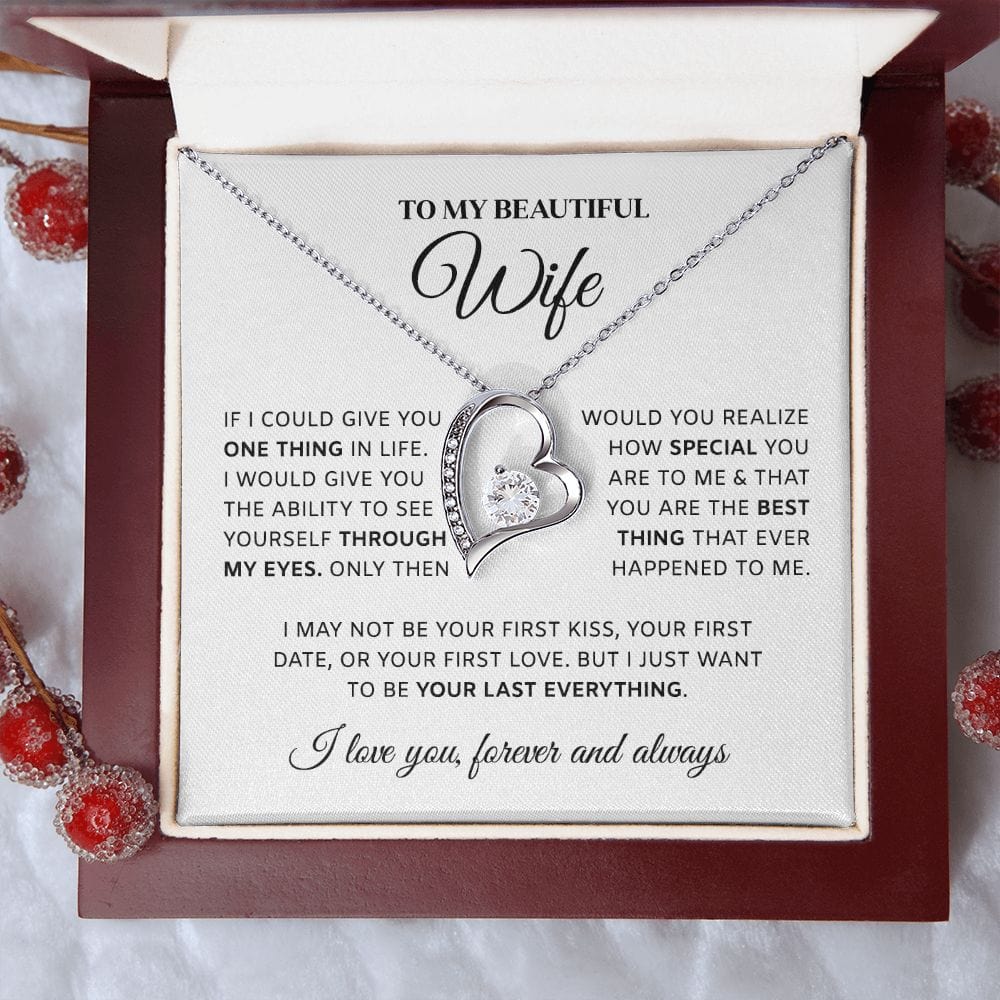 Last Everything | To My Beautiful Wife Necklace