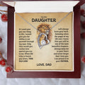 Through My Eyes | To My Daughter Necklace