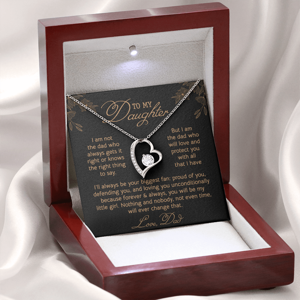 Your Biggest Fan To My Daughter From Dad Necklace