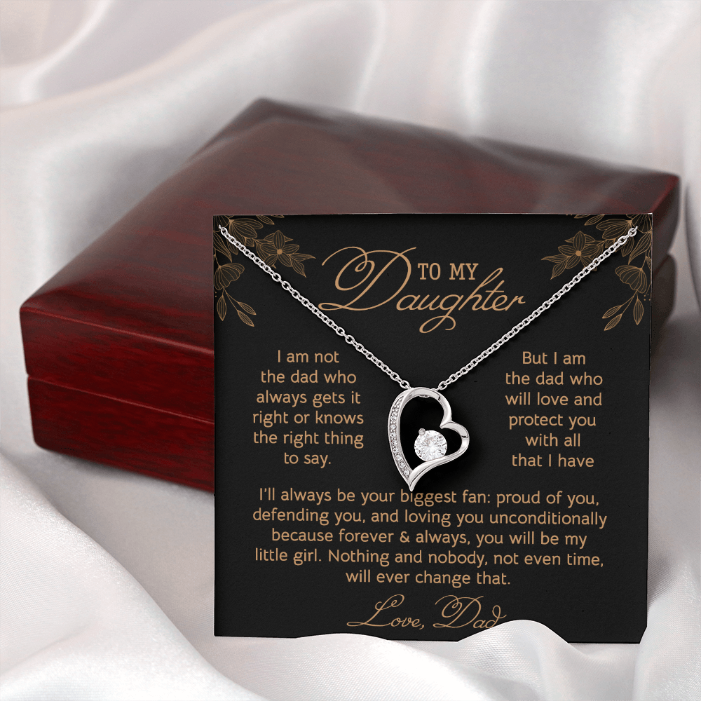 Your Biggest Fan To My Daughter From Dad Necklace