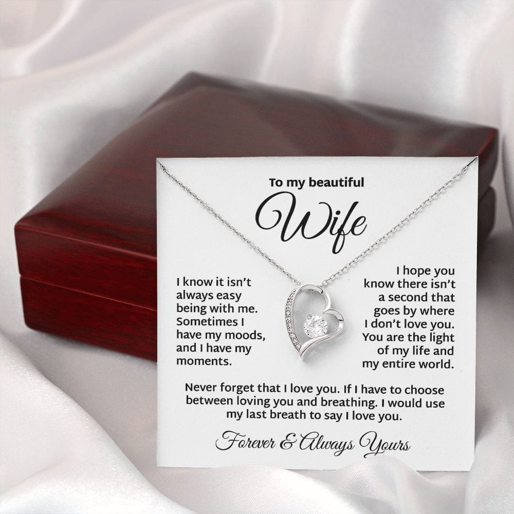 The Light Of My Life | To My Wife Necklace