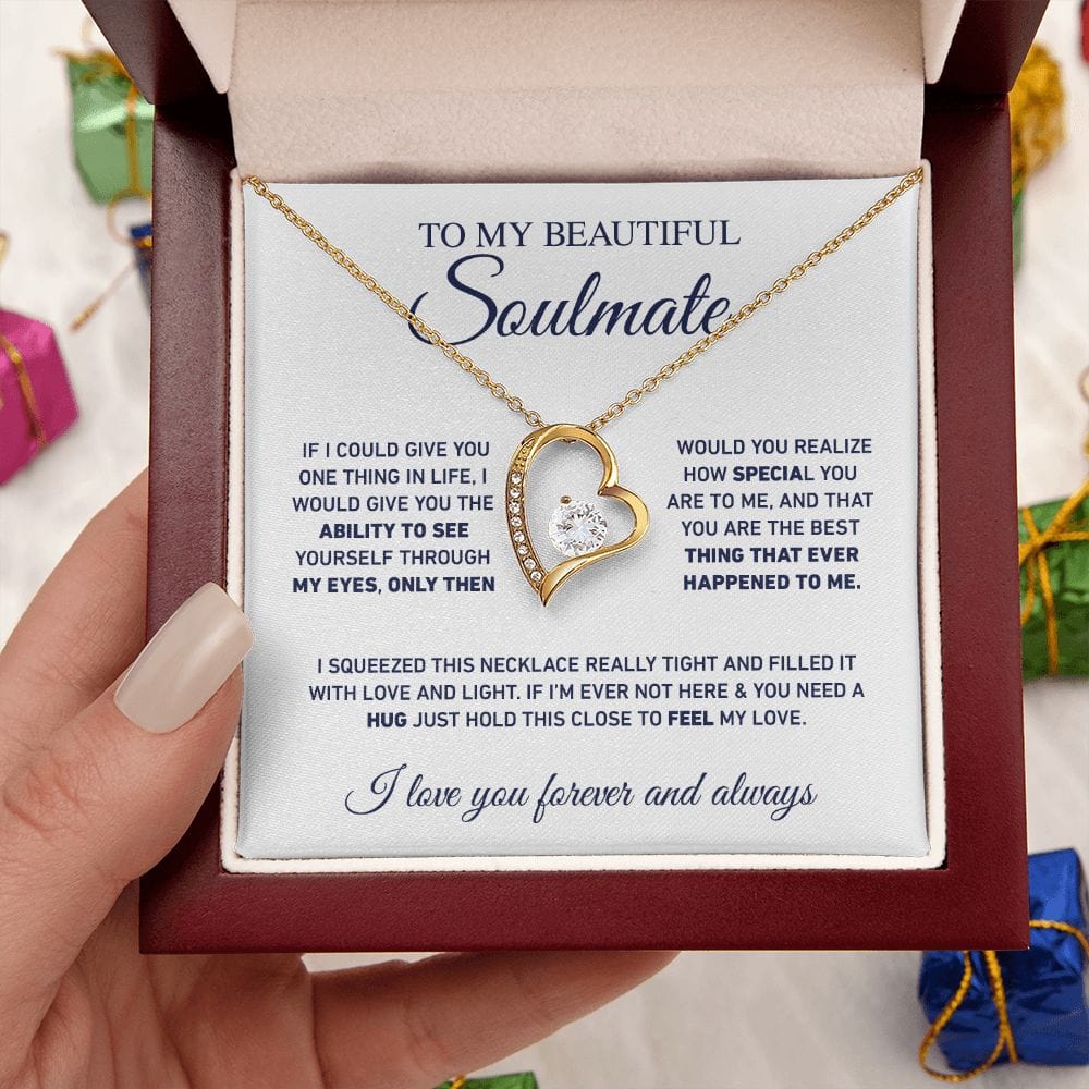 To My Beautiful Soulmate Necklace
