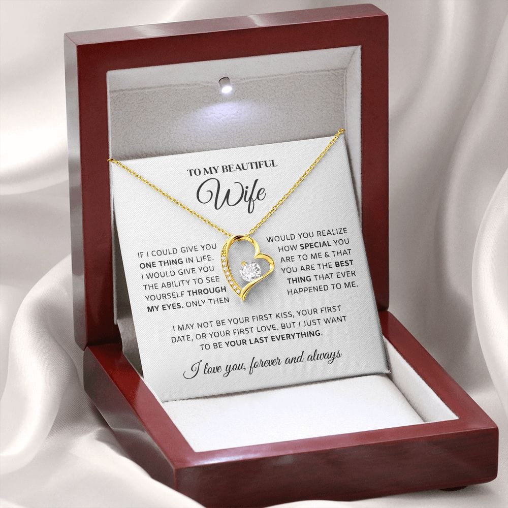 Last Everything | To My Beautiful Wife Necklace