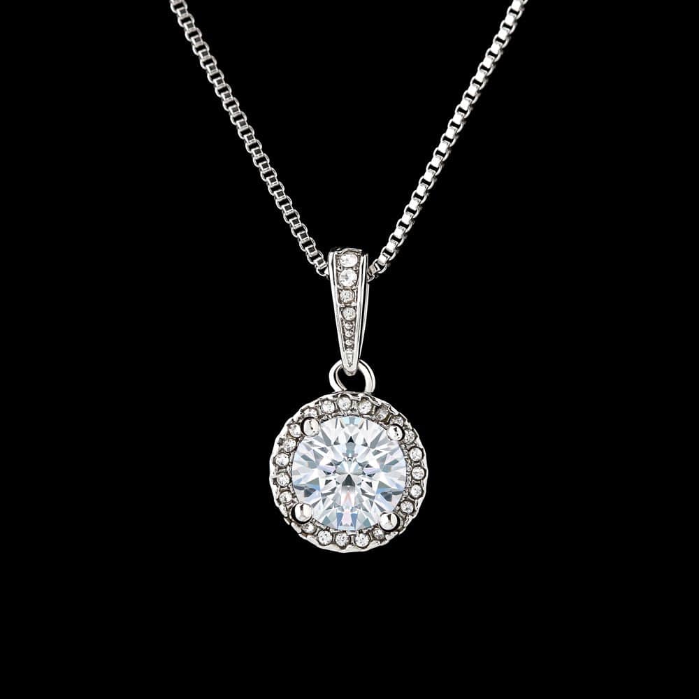 Light of My Life - To My Beautiful Wife Custom Necklace