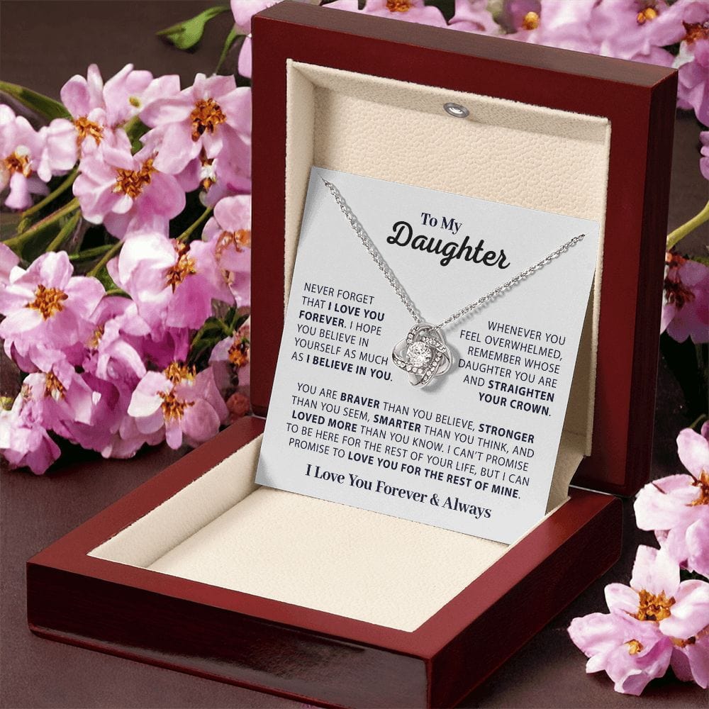 Never Forget That I Love You | Necklace for My Daughter