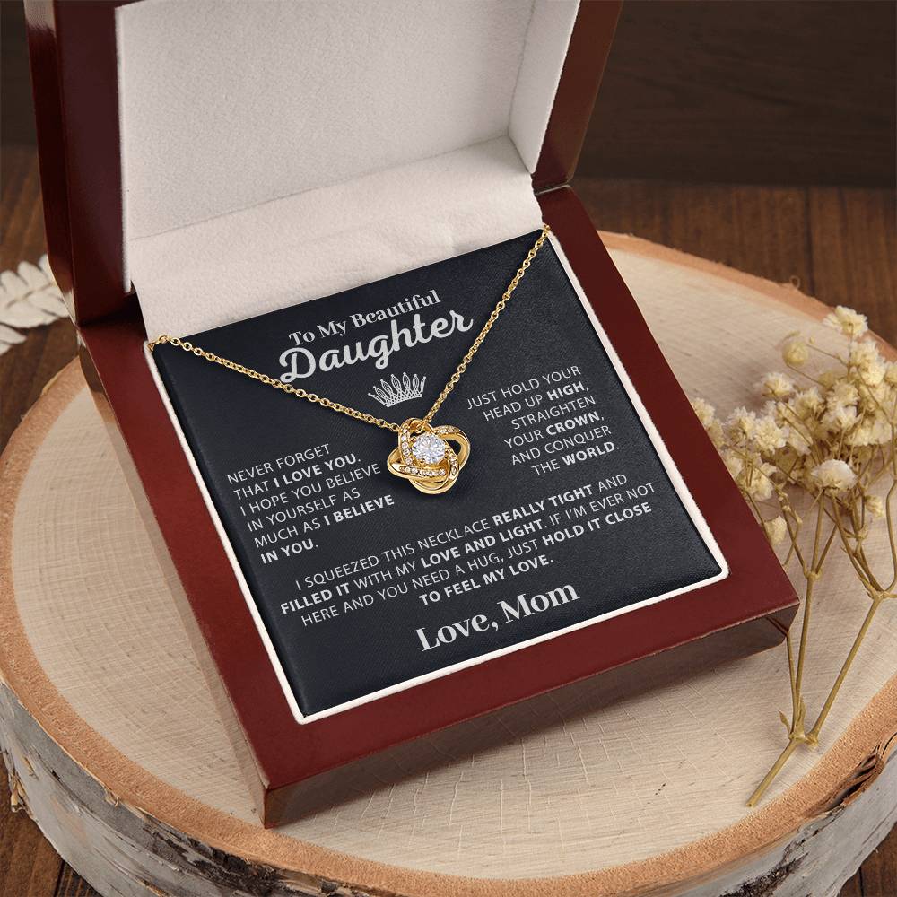 Conquer The World | To My Daughter Necklace