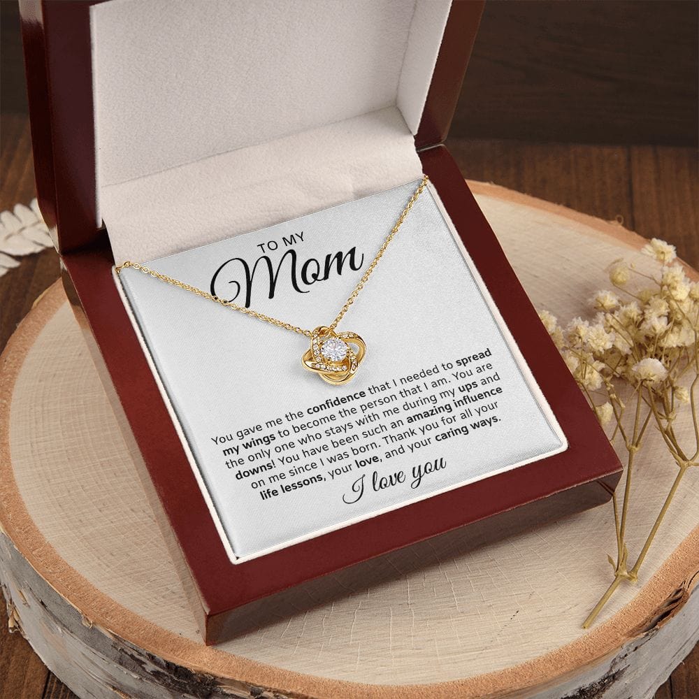 You Gave Me The Confidence | To My Mom Necklace