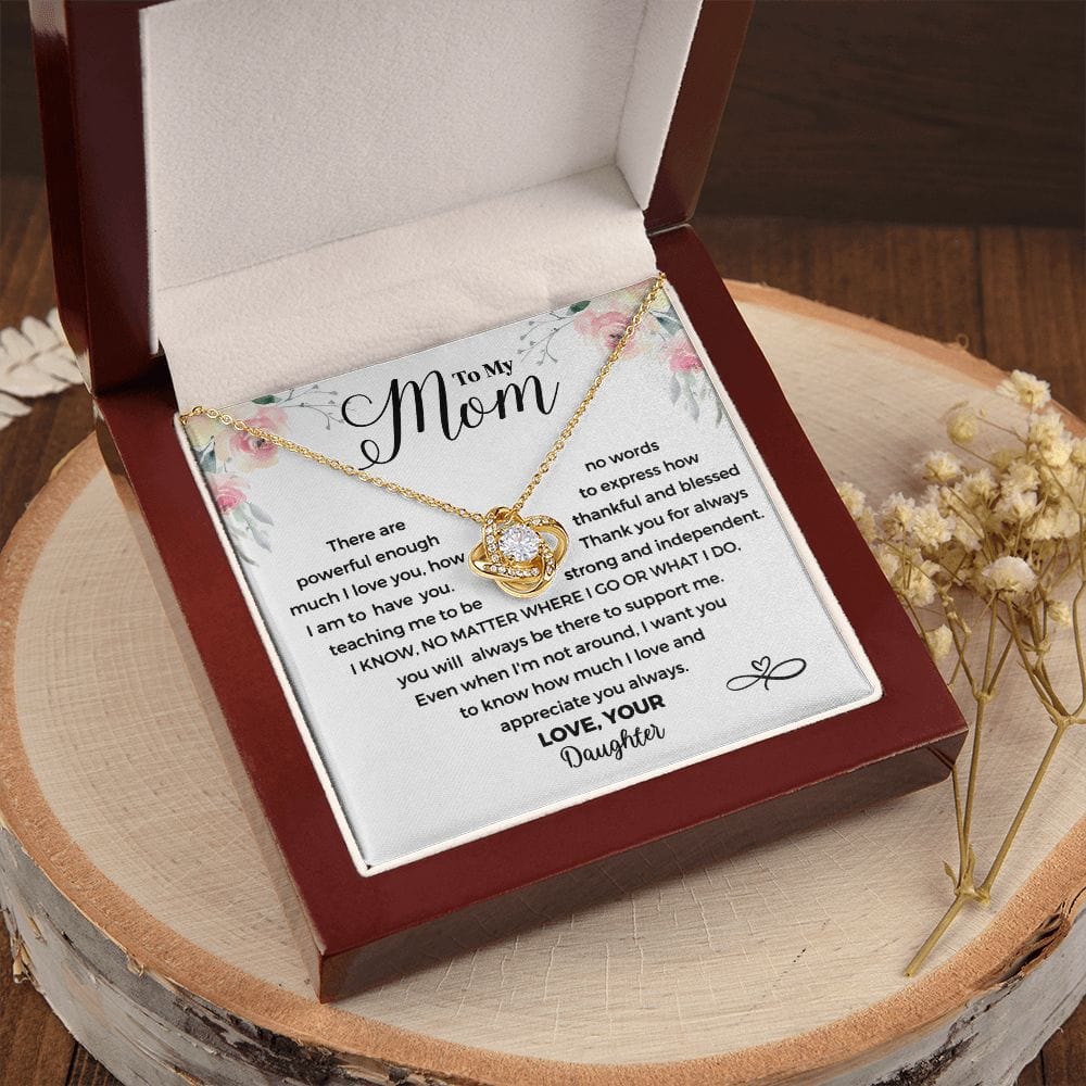 Thankful and Blessed | To My Mom Necklace