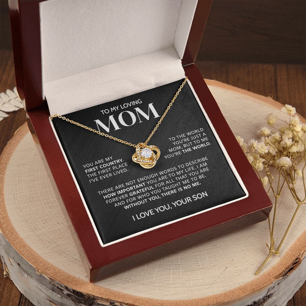 You Are My First Country | To My Mom Necklace