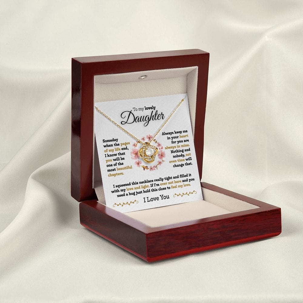 Beautiful Chapter| To My Daughter Necklace From Mom & Dad
