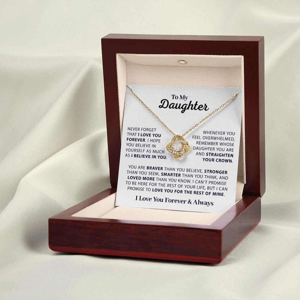 Never Forget That I Love You | Necklace for My Daughter