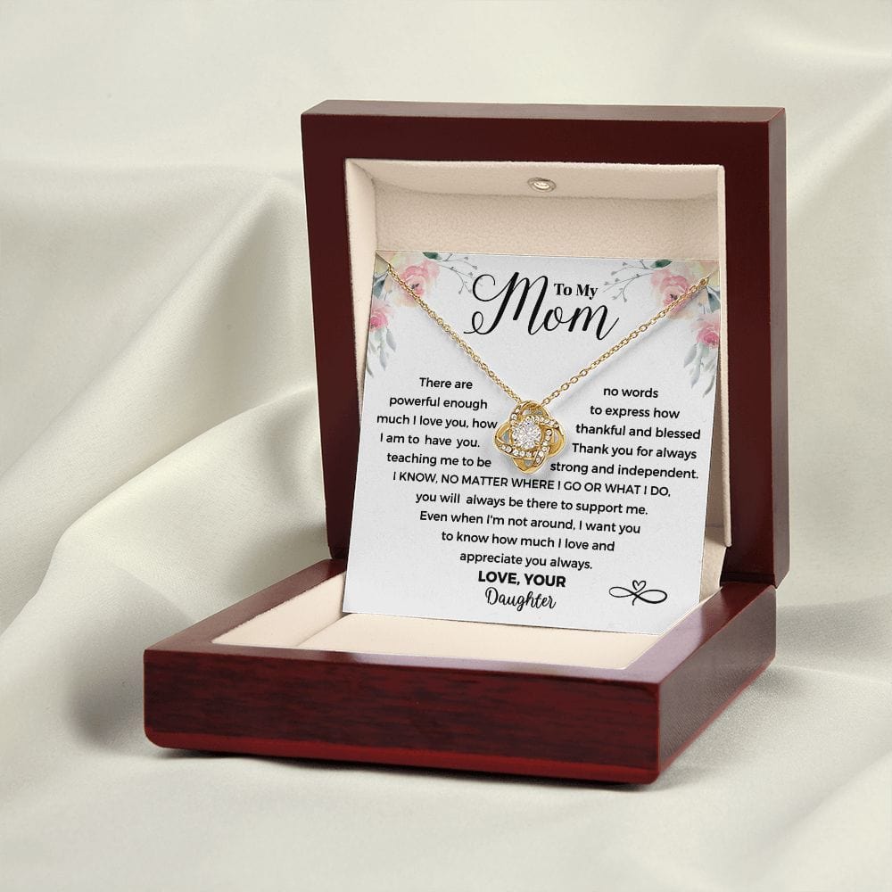 Thankful and Blessed | To My Mom Necklace