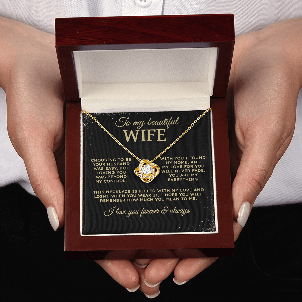 Choosing to be your husband | To My Wife Necklace