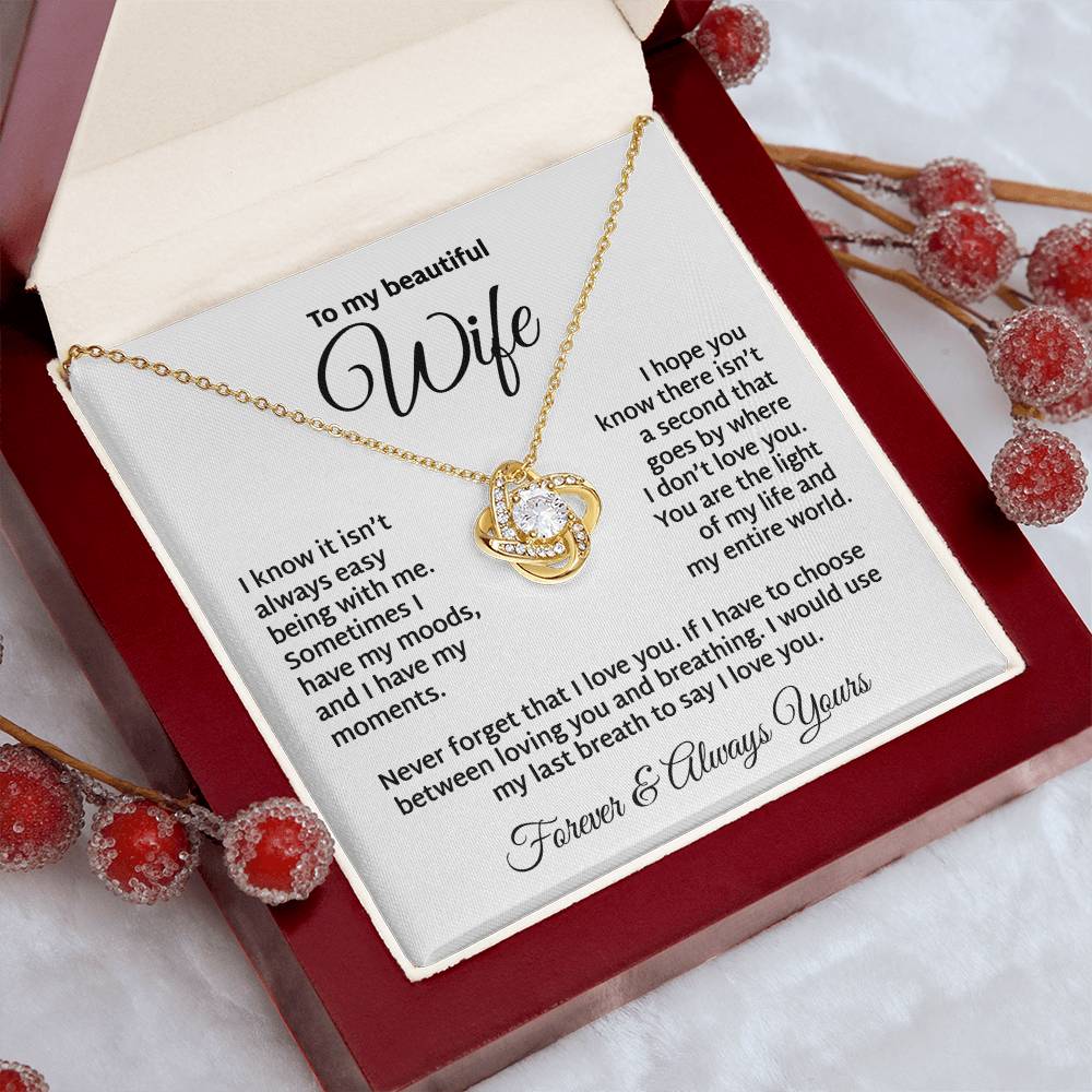 Light of My Life | To My Wife Necklace