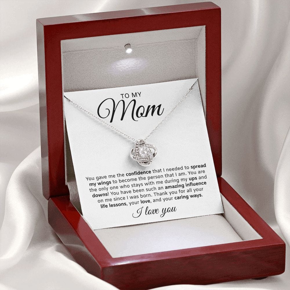 You Gave Me The Confidence | To My Mom Necklace