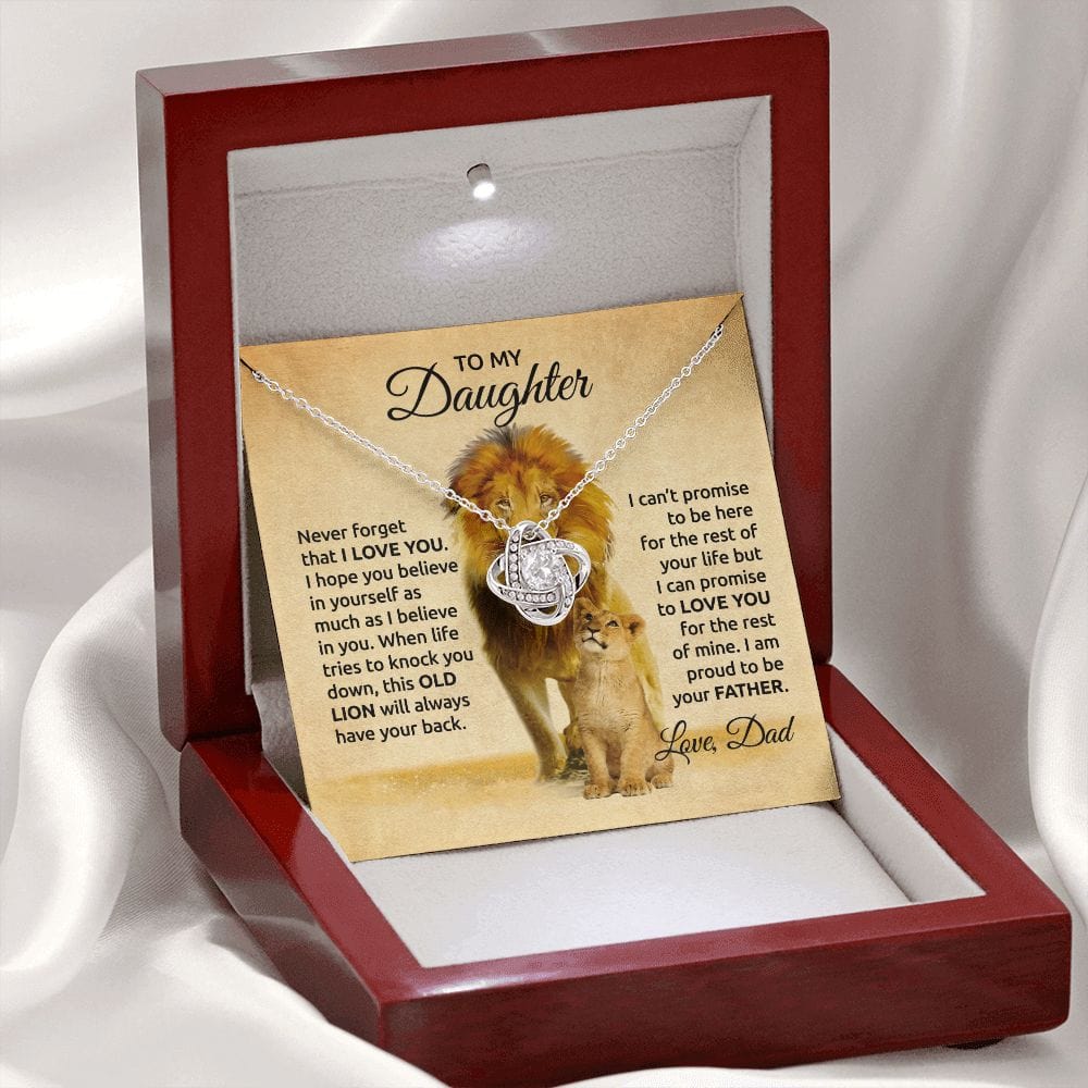 Never Forget That I Love You | To My Daughter Necklace From Dad