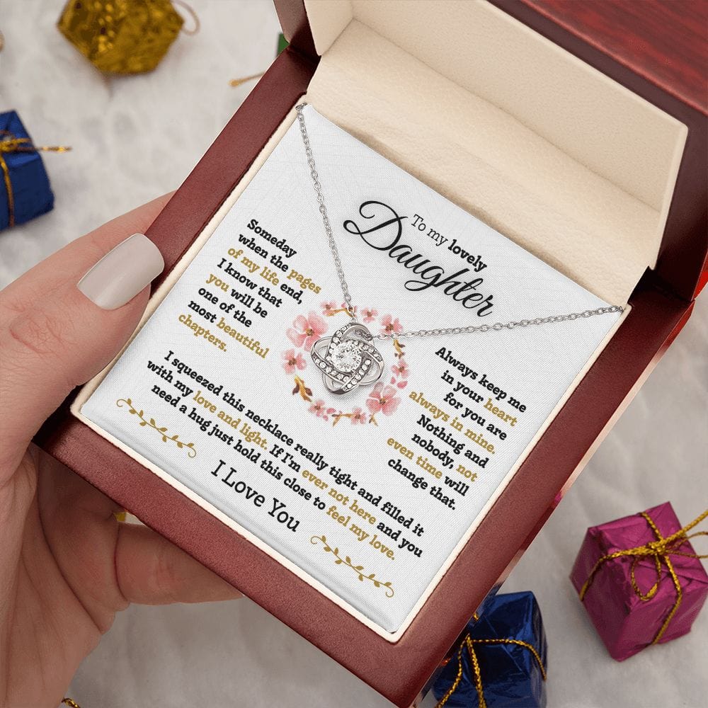 Beautiful Chapter| To My Daughter Necklace From Mom & Dad