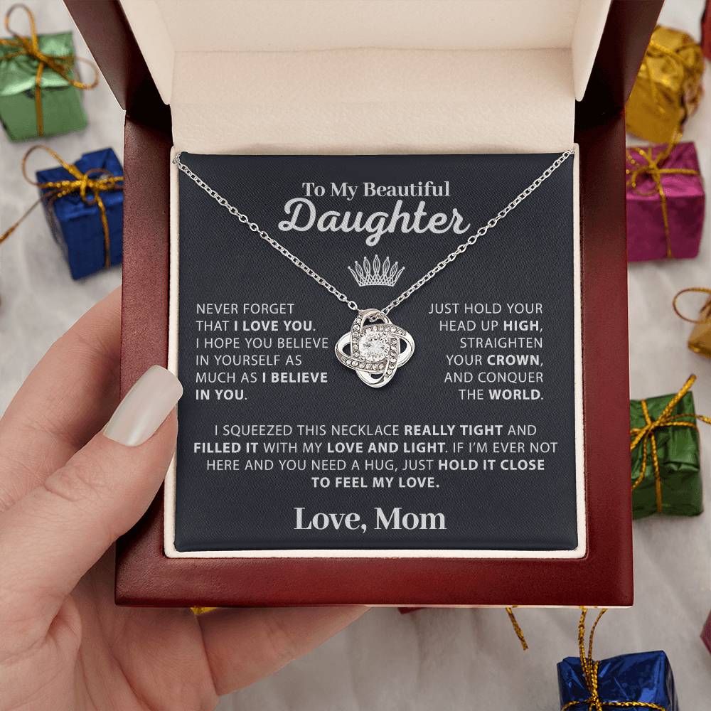 Conquer The World | To My Daughter Necklace