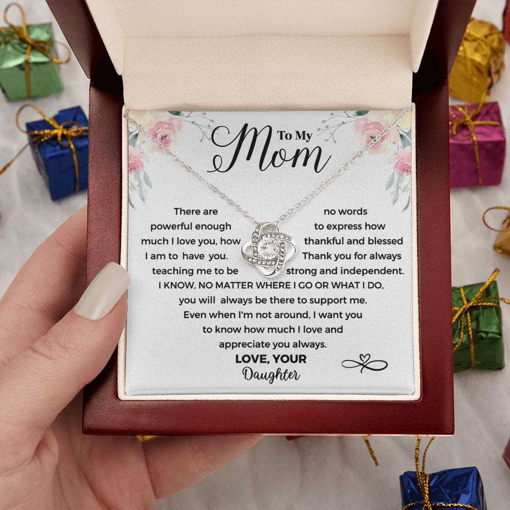 Thankful and Blessed | To My Mom Necklace