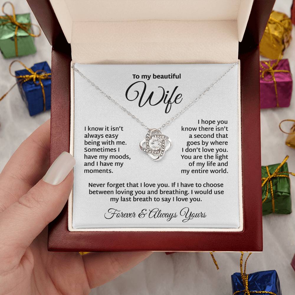 Light of My Life | To My Wife Necklace