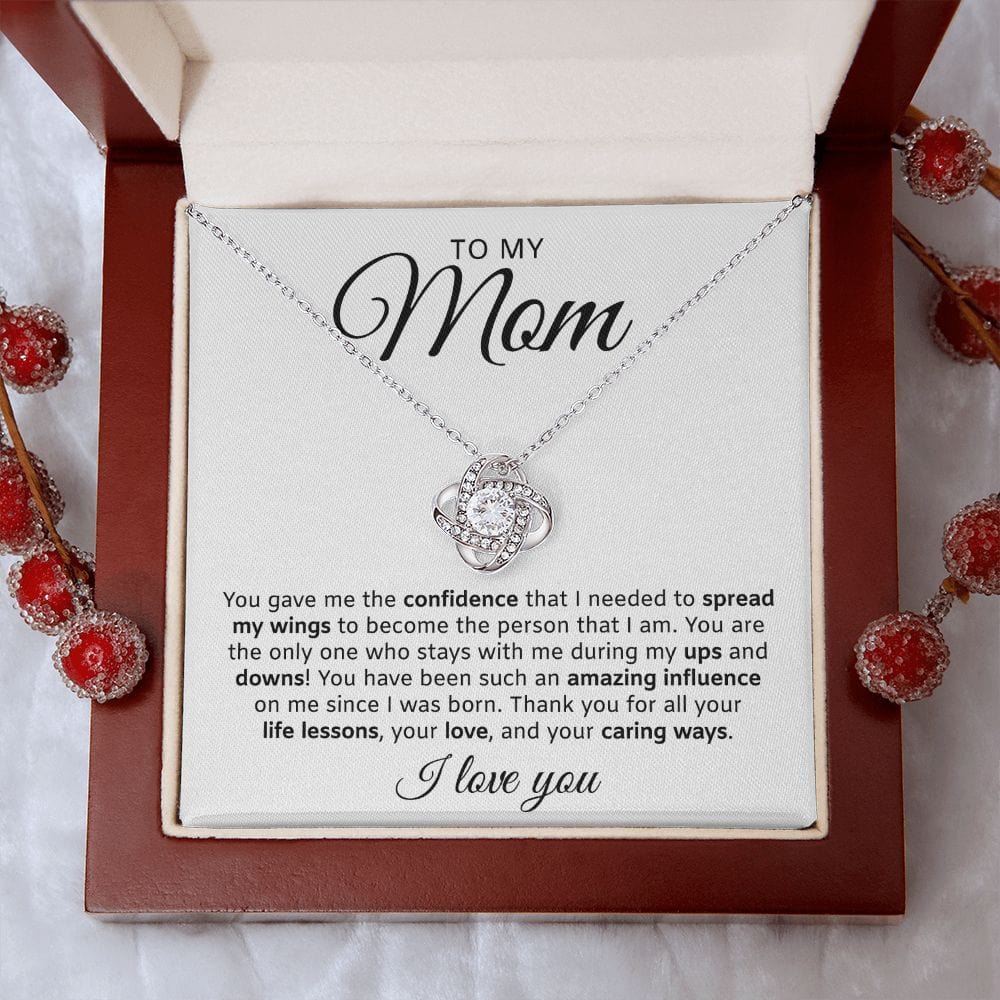 You Gave Me The Confidence | To My Mom Necklace