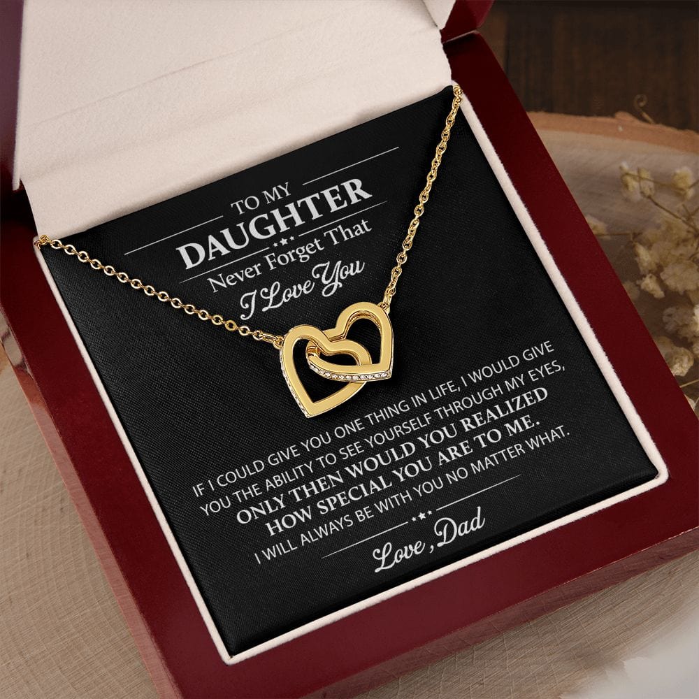 Never Forget I Love You | To My Daughter Necklace From Dad