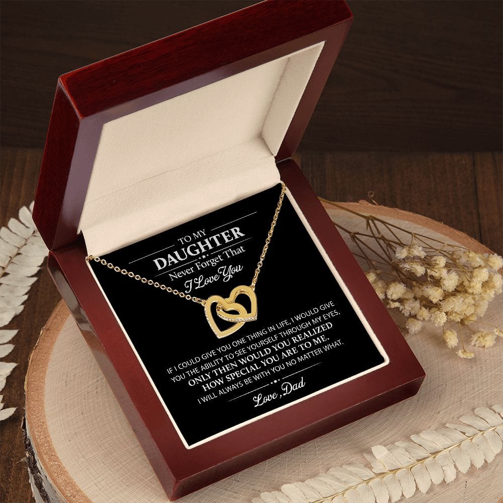 Never Forget I Love You | To My Daughter Necklace From Dad