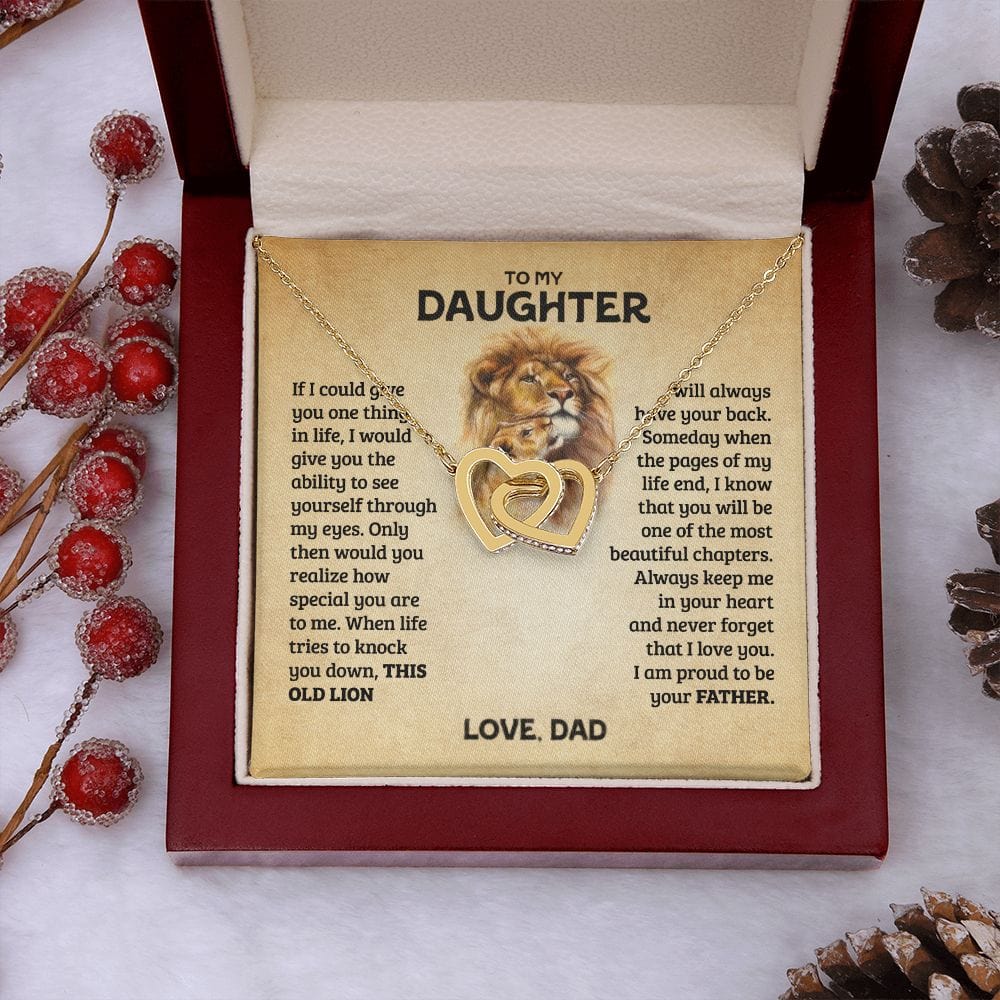 See Yourself Through My Eyes | To My Daughter Necklace