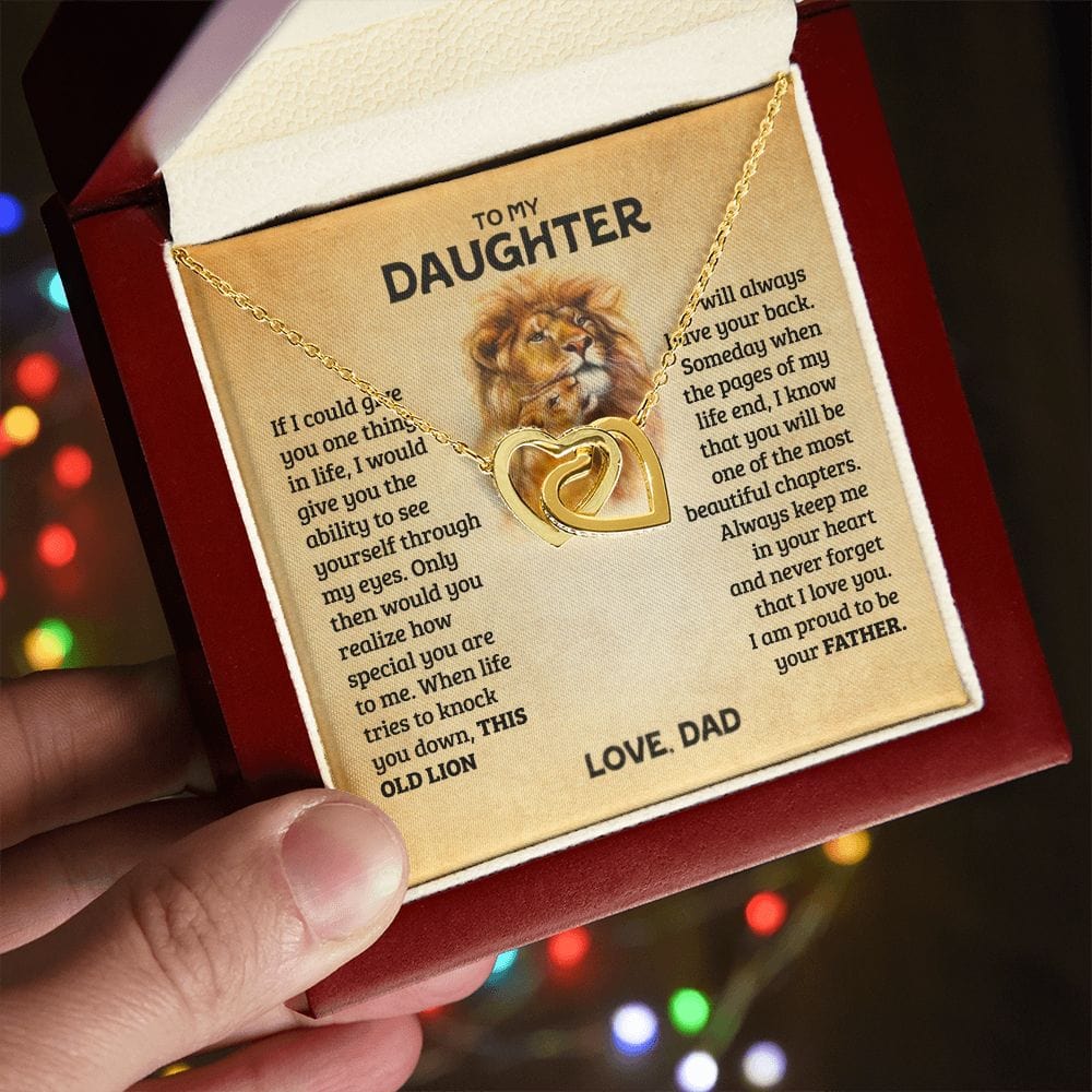 See Yourself Through My Eyes | To My Daughter Necklace