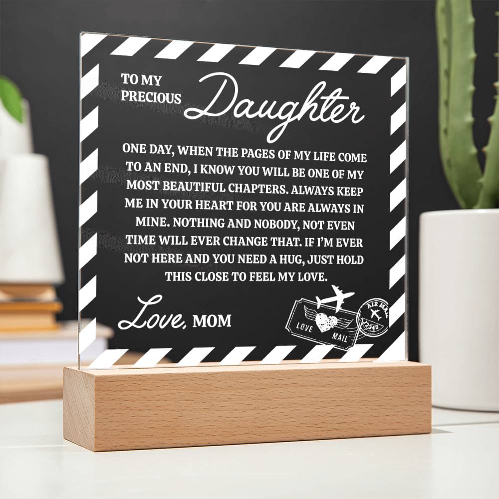 Letter To My Daughter Light Keepsake