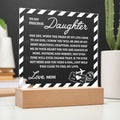 Letter To My Daughter Light Keepsake