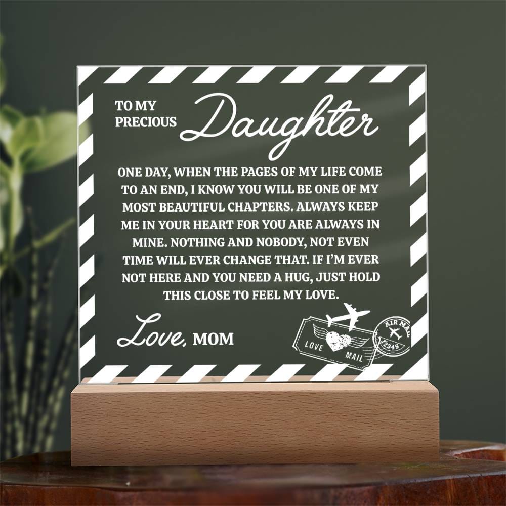 Letter To My Daughter Light Keepsake