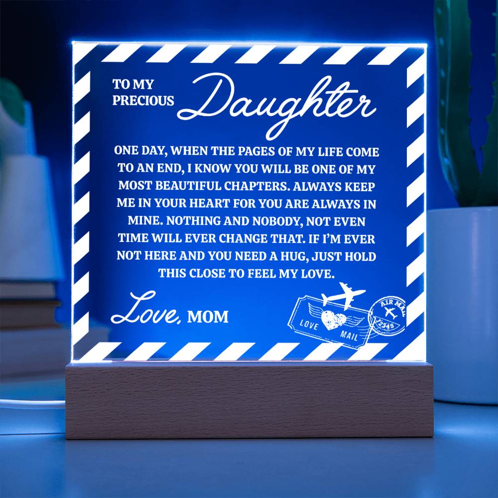 Letter To My Daughter Light Keepsake