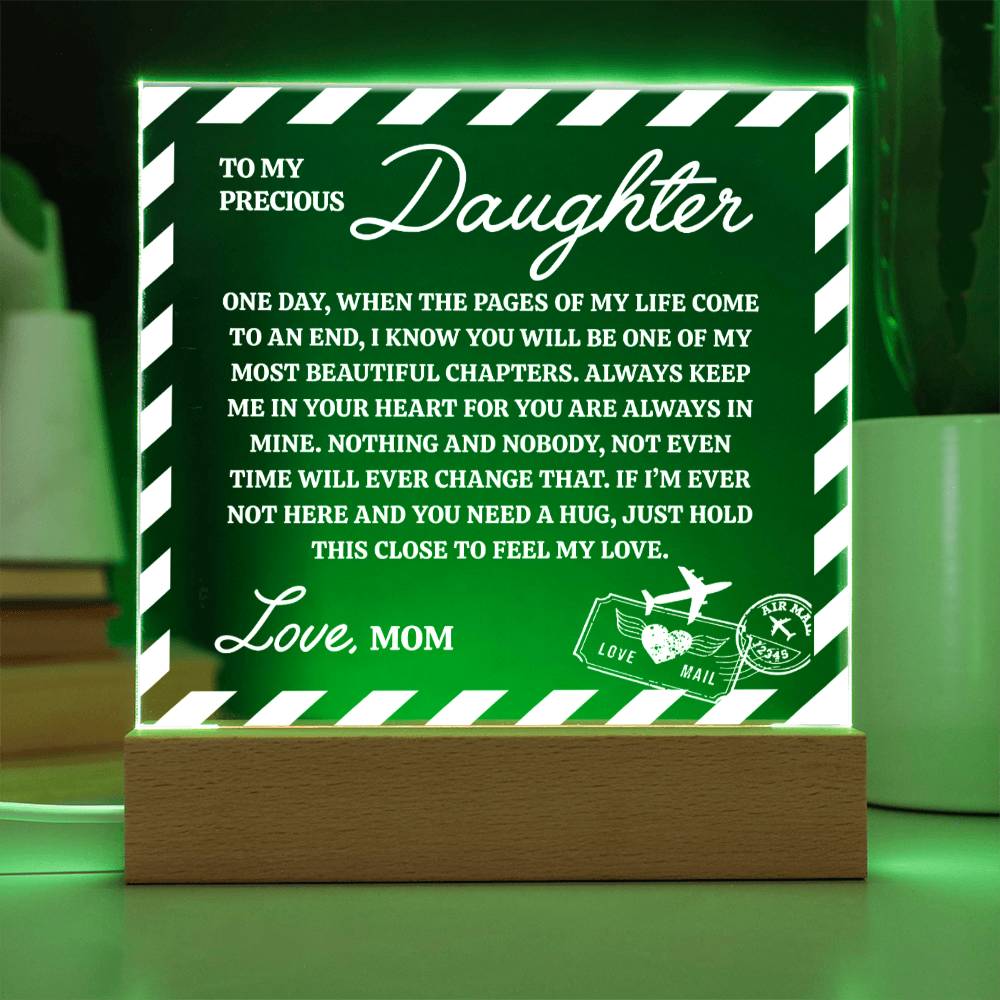 Letter To My Daughter Light Keepsake