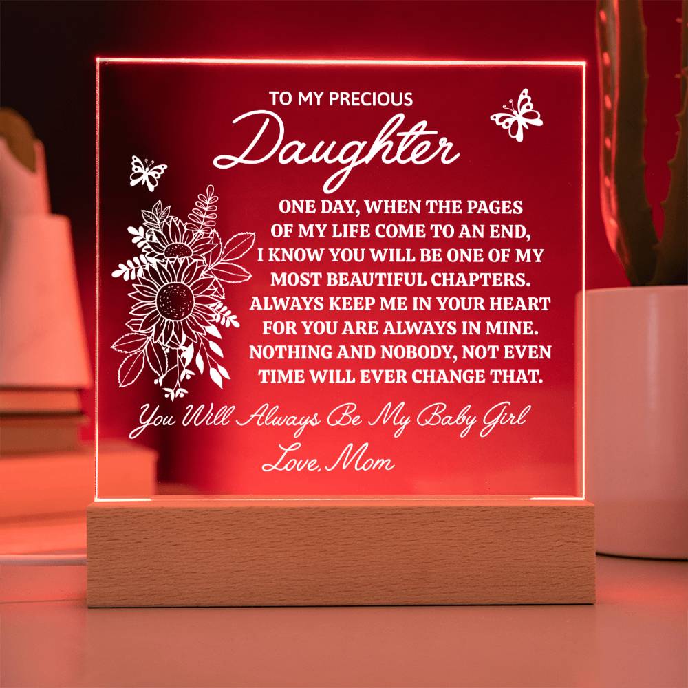 My Precious Daughter Light Keepsake