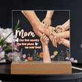 Mom Our First Country Custom Acrylic Keepsake Light
