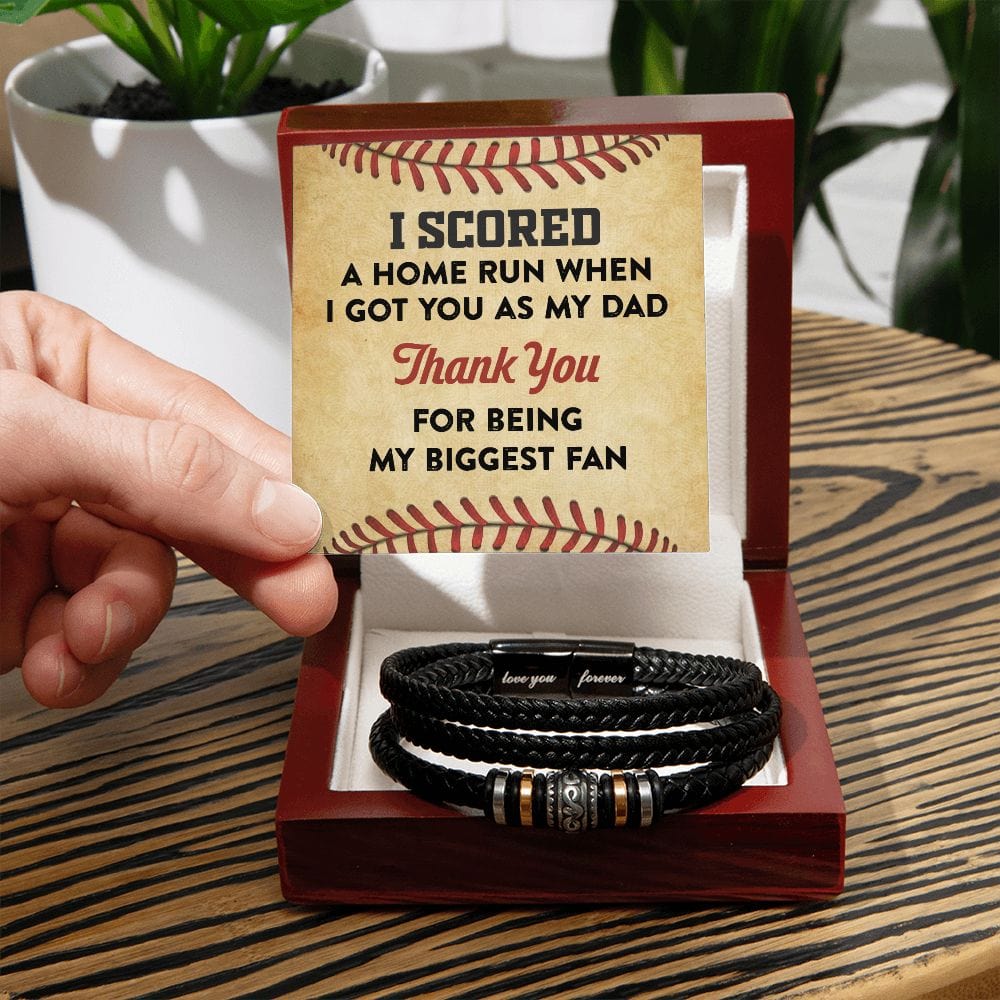 I Scored A Home Run | Dad Bracelet